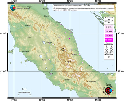 Mappa comuni con almeno 3 questionari