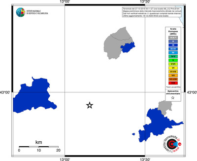 Mappa EMS - territori comuni