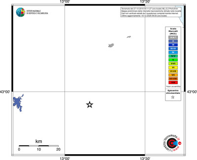 Mappa MCS - territori località