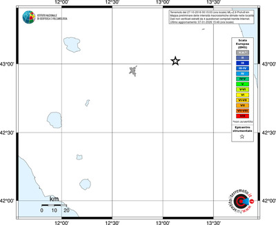 Mappa EMS - territori località