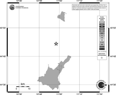 Mappa EMS - territori comuni