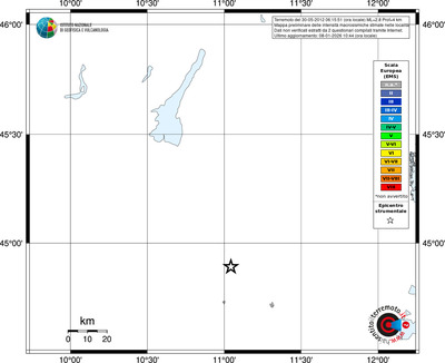 Mappa EMS - territori località