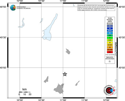 Mappa EMS - territori comuni