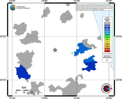 Mappa EMS - territori comuni