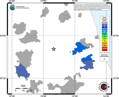 Mappa MCS - territori comuni
