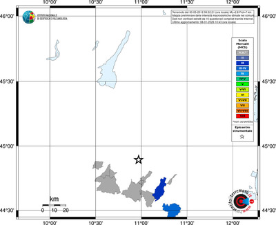 Mappa MCS - territori comuni