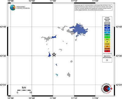 Mappa MCS - territori località