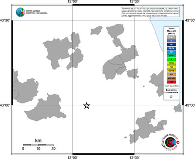 Mappa MCS - territori comuni