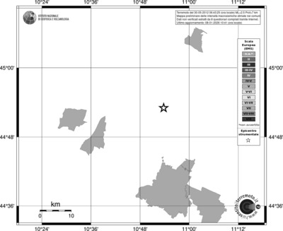 Mappa EMS - territori comuni