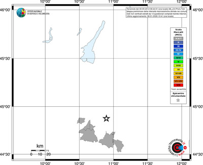 Mappa MCS - territori comuni