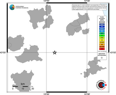 Mappa EMS - territori comuni