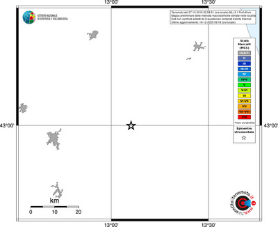 Mappa MCS - territori località