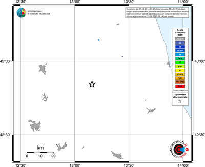 Mappa EMS - territori località