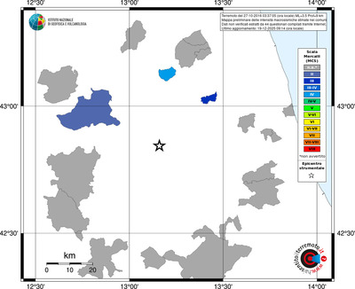 Mappa MCS - territori comuni