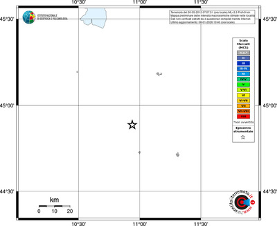 Mappa MCS - territori località