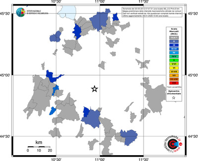 Mappa MCS - territori comuni