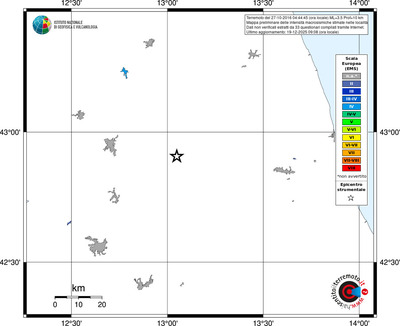 Mappa EMS - territori località