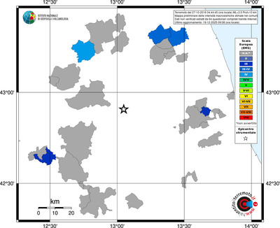 Mappa EMS - territori comuni