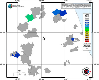 Mappa MCS - territori comuni