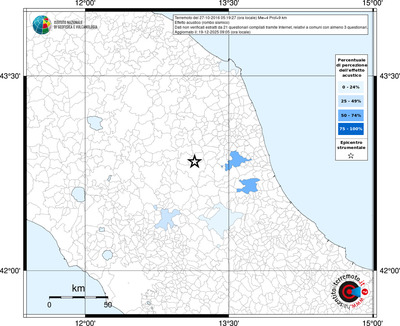Mappa territorio comunale con almeno 3 questionari
