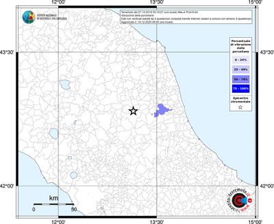 Mappa territorio comunale con almeno 3 questionari