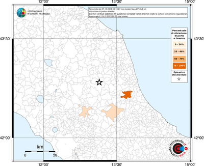 Mappa territorio comunale con almeno 3 questionari