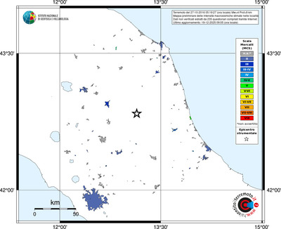 Mappa MCS - territori località