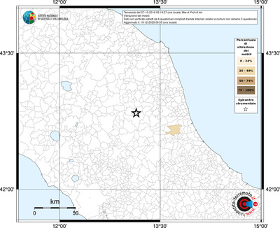 Mappa territorio comunale con almeno 3 questionari