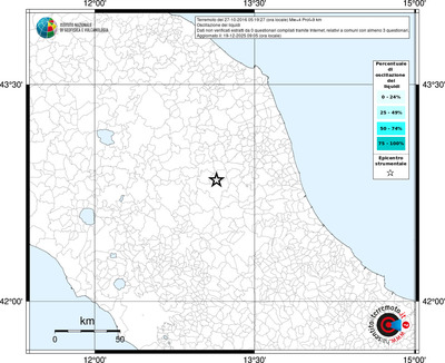 Mappa territorio comunale con almeno 3 questionari