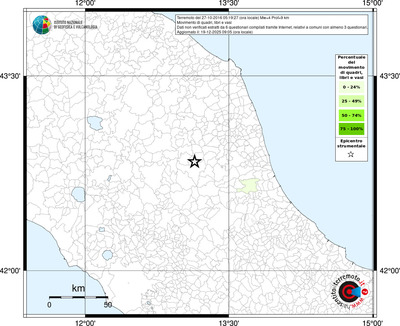 Mappa territorio comunale con almeno 3 questionari