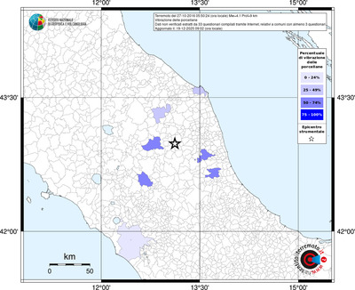 Mappa territorio comunale con almeno 3 questionari