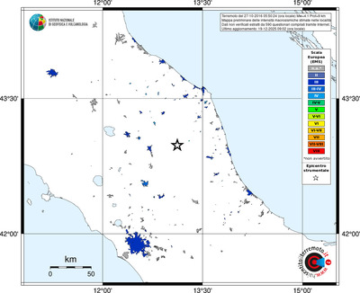 Mappa EMS - territori località