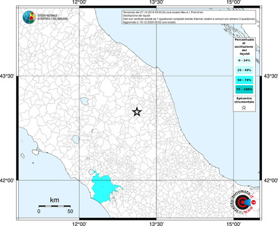 Mappa territorio comunale con almeno 3 questionari