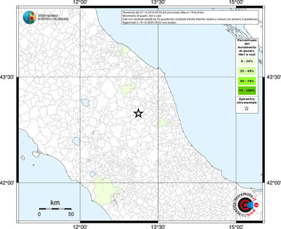 Mappa territorio comunale con almeno 3 questionari