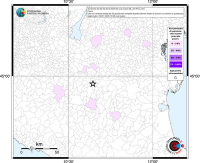 Mappa territorio comunale con almeno 3 questionari