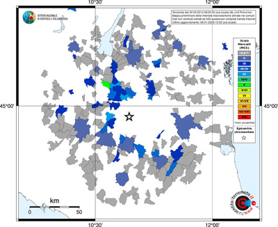 Mappa MCS - territori comuni