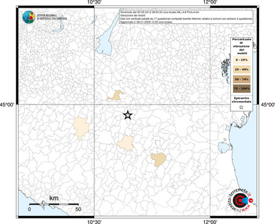 Mappa territorio comunale con almeno 3 questionari