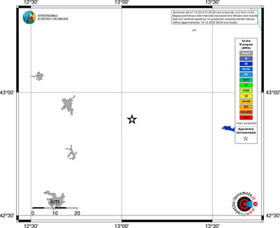 Mappa EMS - territori località