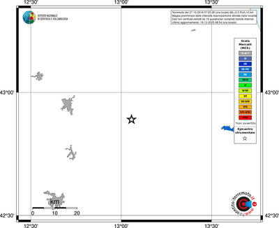 Mappa MCS - territori località