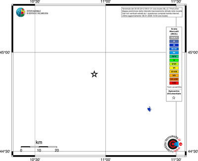 Mappa MCS - territori località