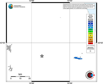 Mappa MCS - territori località