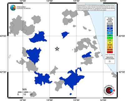 Mappa EMS - territori comuni