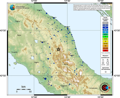 Mappa EMS - località