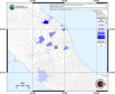 Mappa territorio comunale con almeno 3 questionari