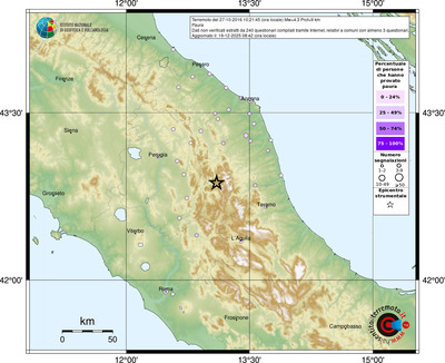 Mappa comuni con almeno 3 questionari
