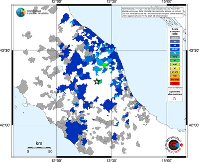 Mappa EMS - territori comuni