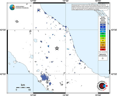 Mappa MCS - territori località