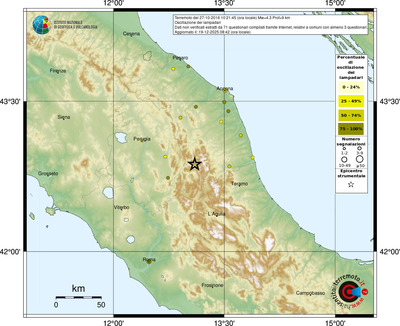 Mappa comuni con almeno 3 questionari