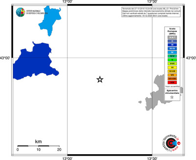 Mappa EMS - territori comuni