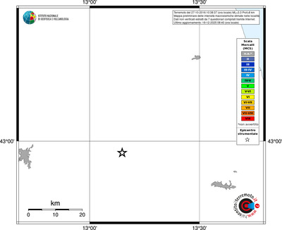 Mappa MCS - territori località